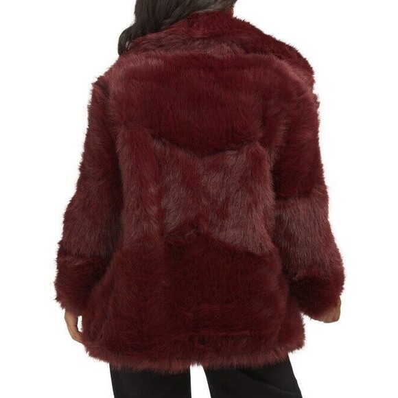 NWT Sz S Band of the Free Faux Fur Jacket - Picture 3 of 6